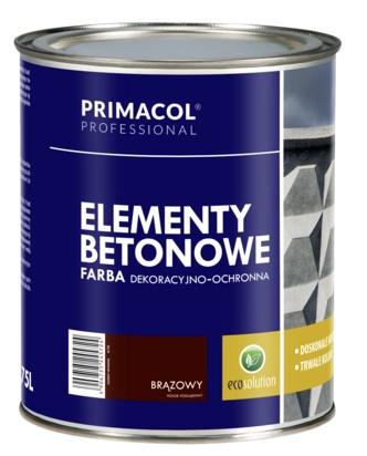 farba do elementów betonowych 0,75l brązowa